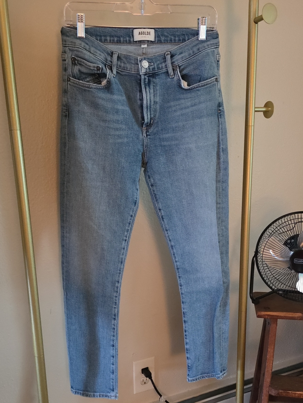 Agolde Toni Mid Rise Straight Jeans SIZE 27